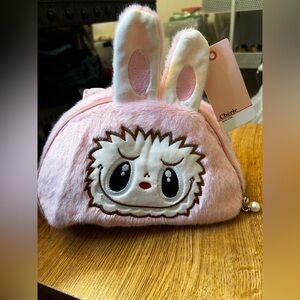 Labubu Pink Bunny Plush Purse